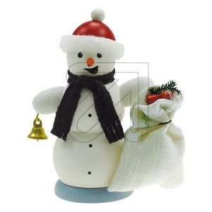 Ruchermnnchen Schneemann mit Geschenkesack