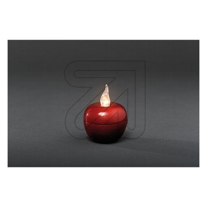 LED Apfel 1 flammig rot  4cm