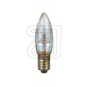 Ersatzbirne Topkerzen geriffelt E10 15V/3Watt OSRAM